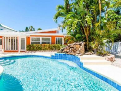 Anna Maria Island Vacation Home Boat Dock 3 Min Walk Beach